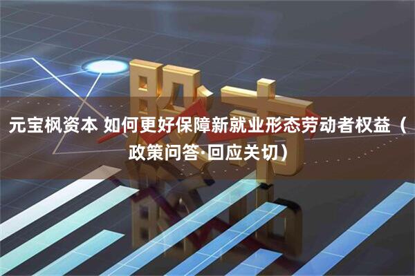 元宝枫资本 如何更好保障新就业形态劳动者权益（政策问答·回应关切）