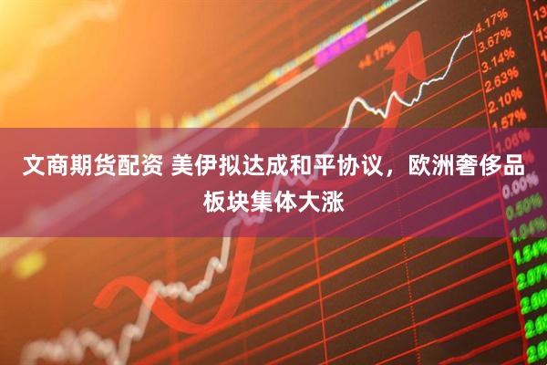文商期货配资 美伊拟达成和平协议，欧洲奢侈品板块集体大涨